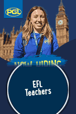 Now Hiring - EFL Teachers - Earn up to £13.55 per hour - PGL