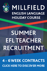 Millfield English Language Holiday Course - Summer EFL Teacher Recruitment - 4-6 week contracts. 