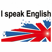 I speak English Sestu Logo