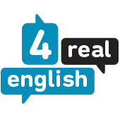 4 Real English Logo